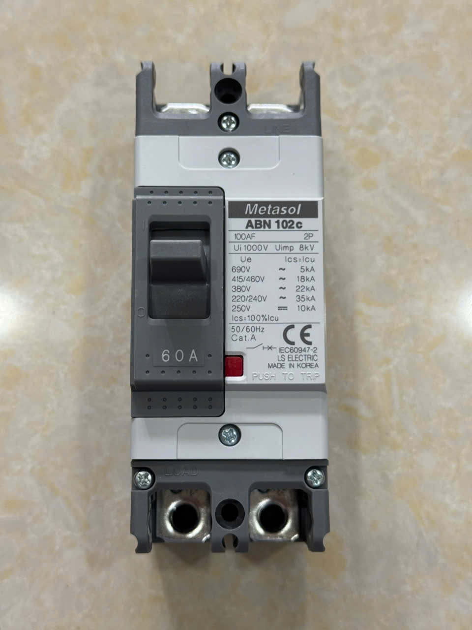 Aptomat MCCB 2P 60A 35KA LS