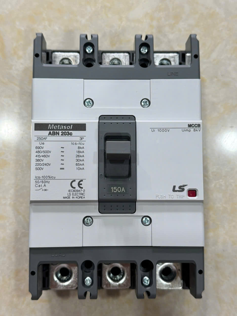 Aptomat MCCB 3P 150A 30KA LS