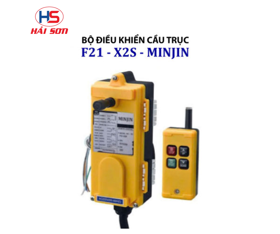 Bộ Điều Khiển Cầu Trục – Palang 4 Nút F21-X2S MINJIN