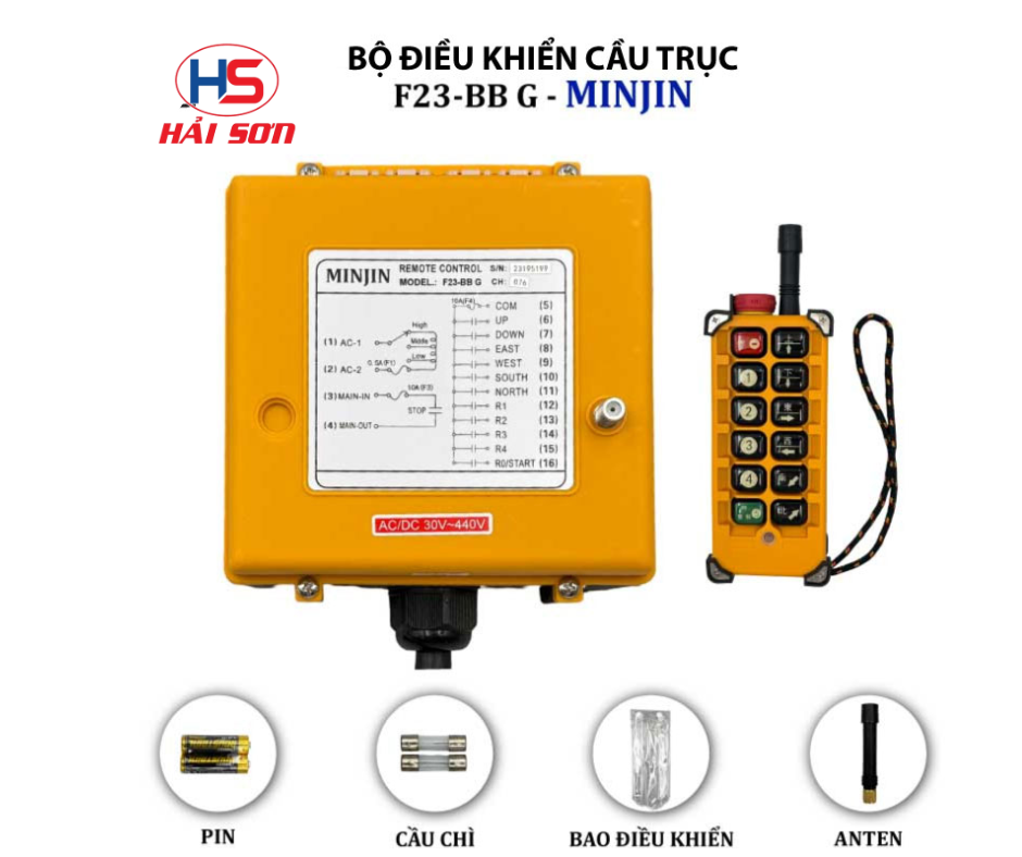Bộ Điều Khiển Cầu Trục – Palang F23-BB G – MINJIN
