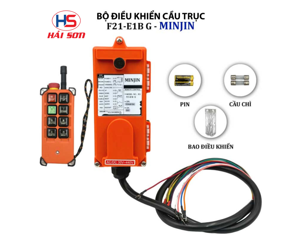 Bộ Điều Khiển Cầu Trục – Palang Từ Xa F21-E1B G – MINJIN