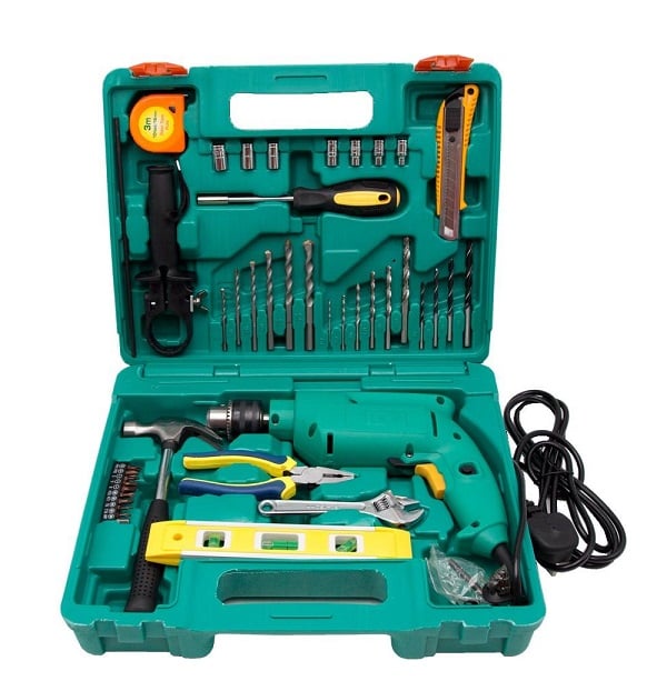 Bộ máy khoan búa 500W 50 chi tiết DCA AZJ04-13