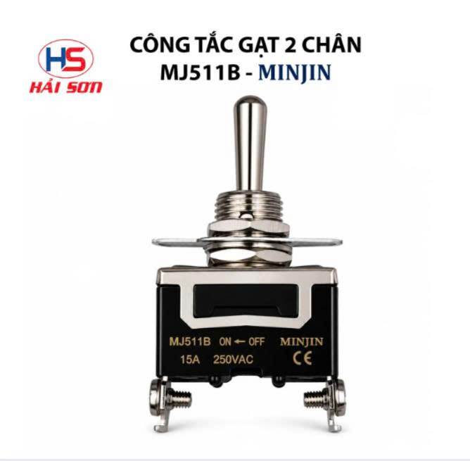 Công Tắc Gạt 2 Chân – MJ511B – MINJIN