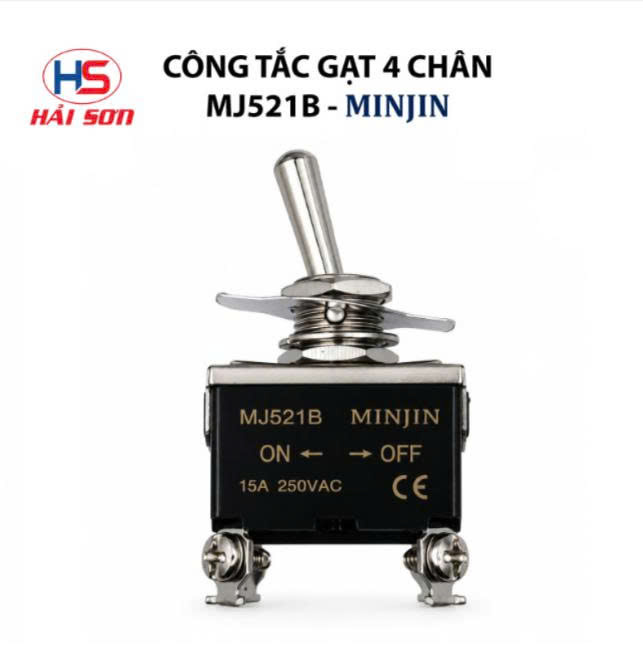 Công Tắc Gạt 4 Chân – MJ521B – MINJIN