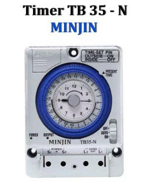 Công Tắc Hẹn Giờ – Timer 24H TB35-N – MINJIN