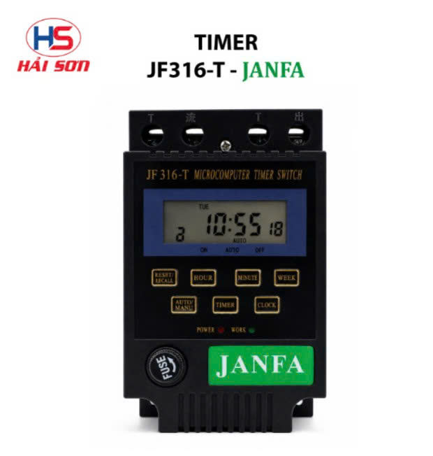 Công Tắc Hẹn Giờ – Timer Tuần Điện Tử JF316-T – JANFA