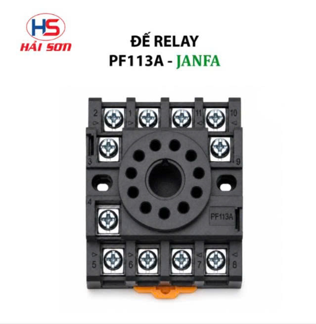 Đế Relay – PF-113A – JANFA (11 chân tròn)