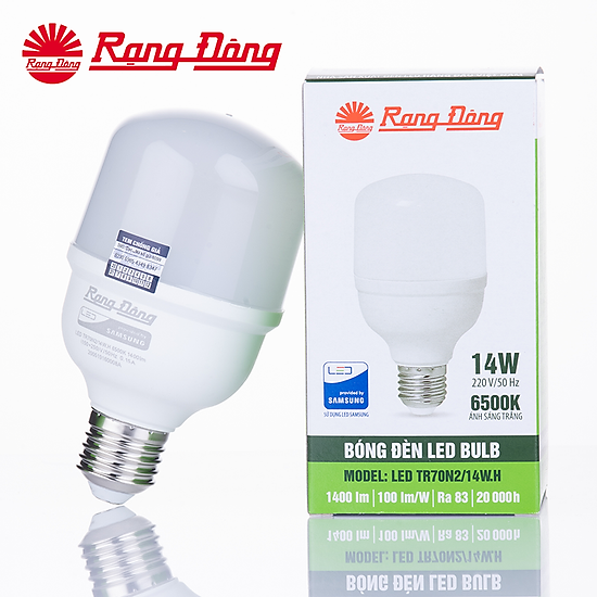 Đèn LED Bulb Trụ 14W TR70N2 Rạng Đông