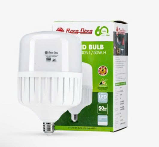 Đèn LED Bulb Trụ 50W TR140N1 Rạng Đông