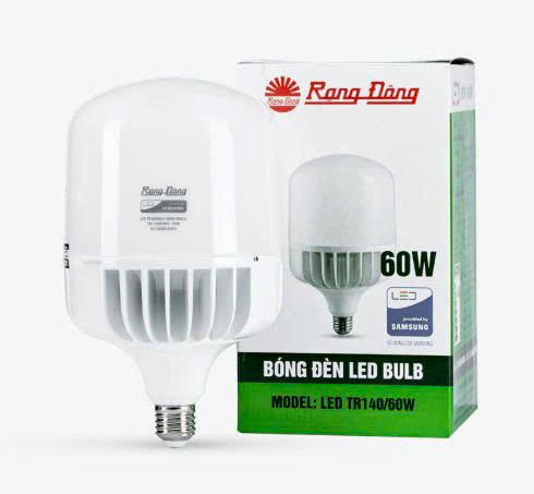 Đèn LED Bulb Trụ 60W TR140NĐ Rạng Đông