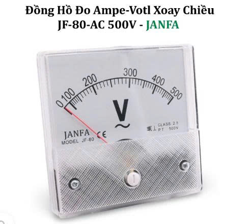 Đồng hồ đo volt xoay chiều Janfa JF-80