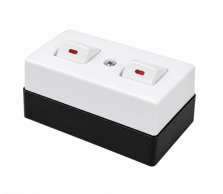 Hộp nổi có 2 công tắc 1 chiều - HN2X2S