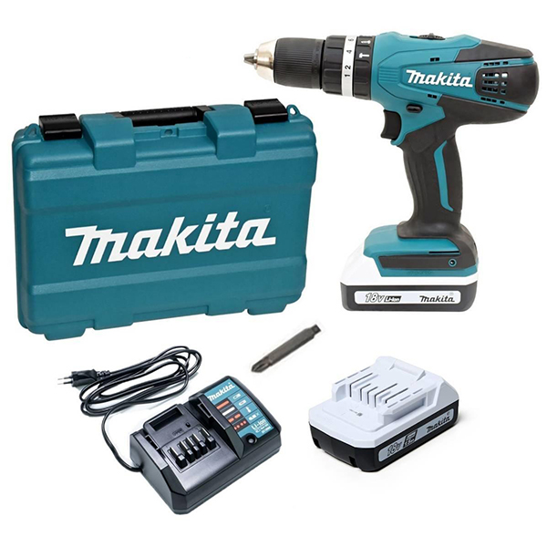 Máy khoan vặn vít dùng pin 18V Makita HP488DWE