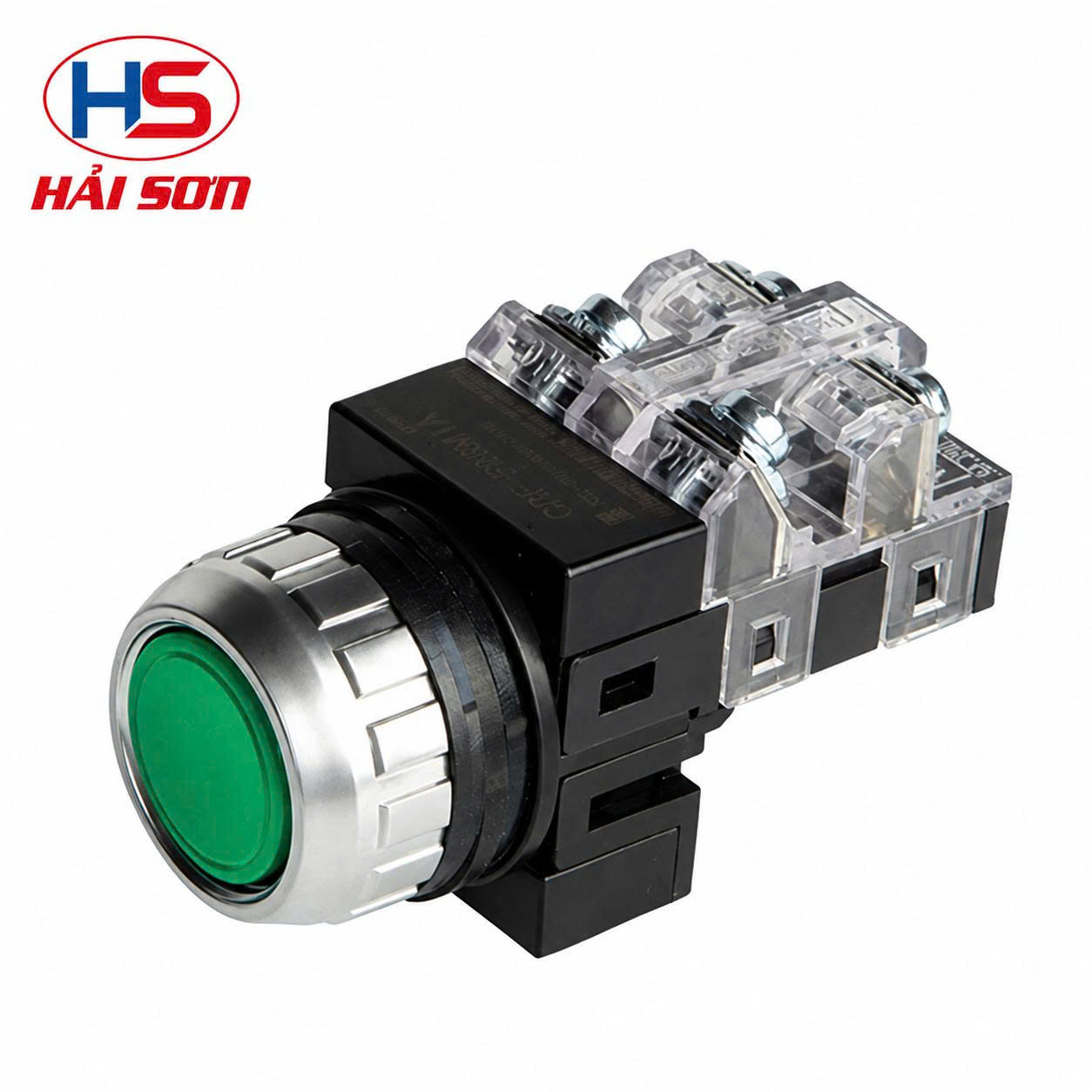Nút nhấn không đèn Hanyoung CRF-F25M2G phi 25 màu xanh lá