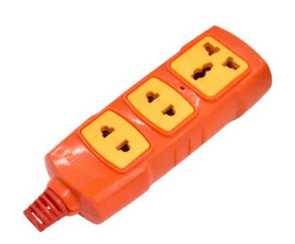 Ổ cắm 3 ghim 6000W SOPOKA (màu cam)