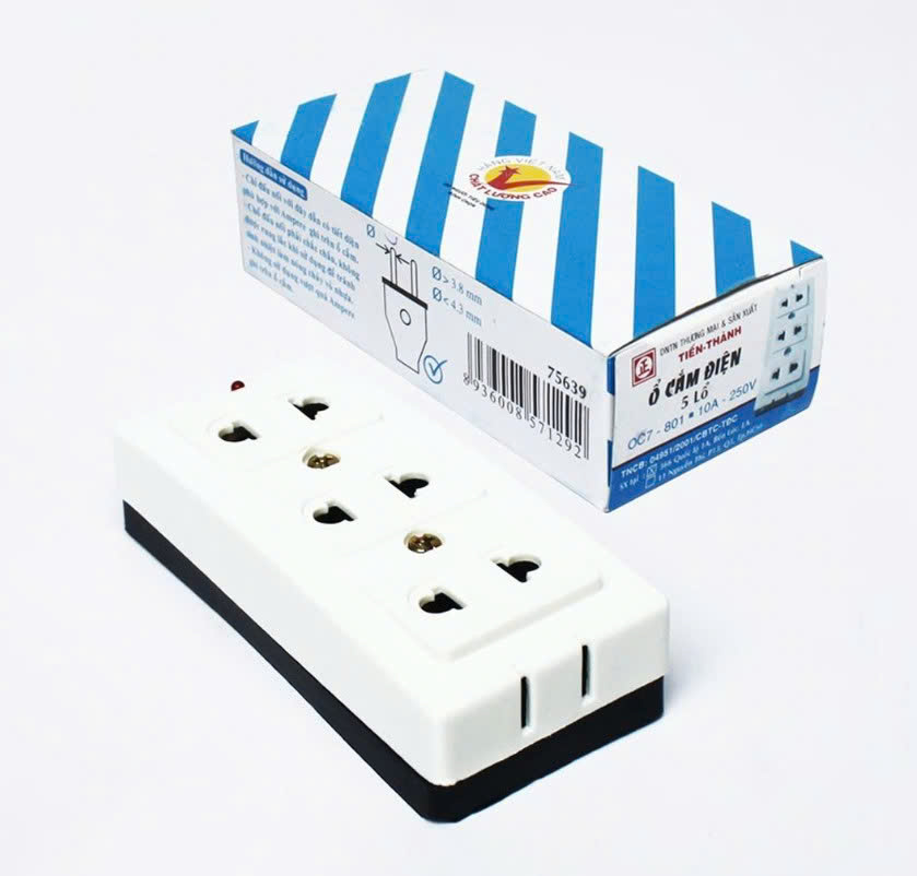 Ổ Cắm 3 Lỗ Tiến Thành