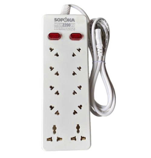 Ổ cắm dây SOPOKA 10 ghim chéo (4M-10M)