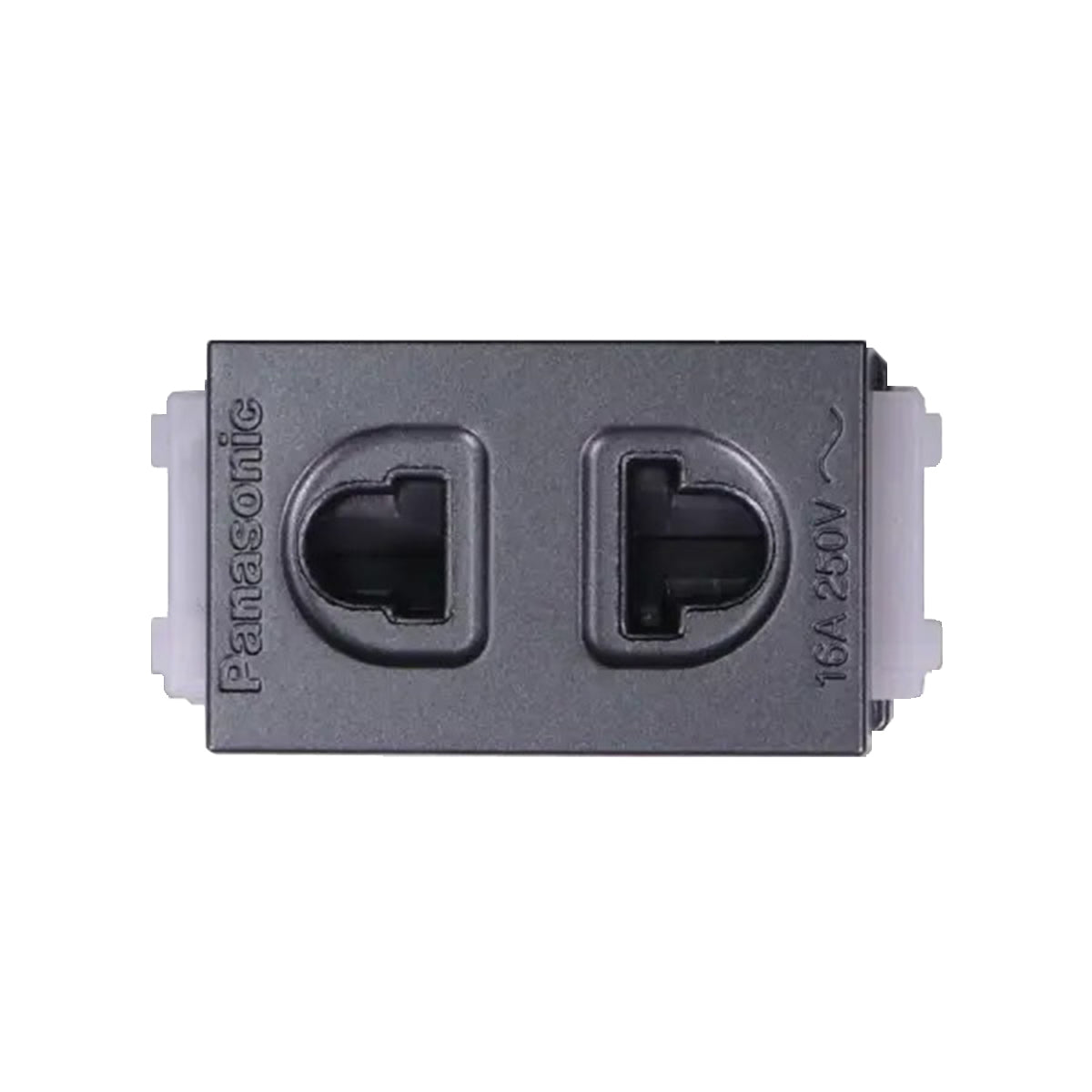 Ổ cắm đơn có màn che Panasonic WEV1081MYH Xám ánh kim