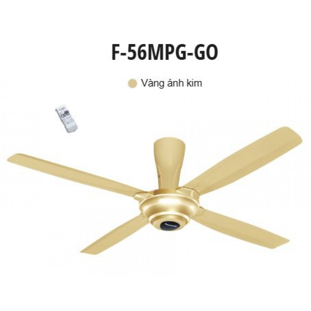 Quạt trần PANASONIC F-56MZG 4 cánh (vàng kim, xám)