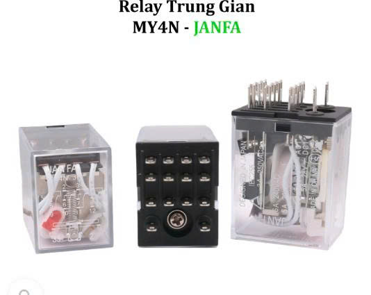 Relay Kiếng 14 chân nhỏ – MY4N – JANFA (12V - 24V - 220V)