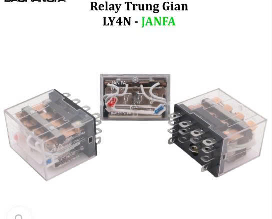 Relay Kiếng 14 chân nhỏ – LY4N – JANFA (12V - 24V - 220V)