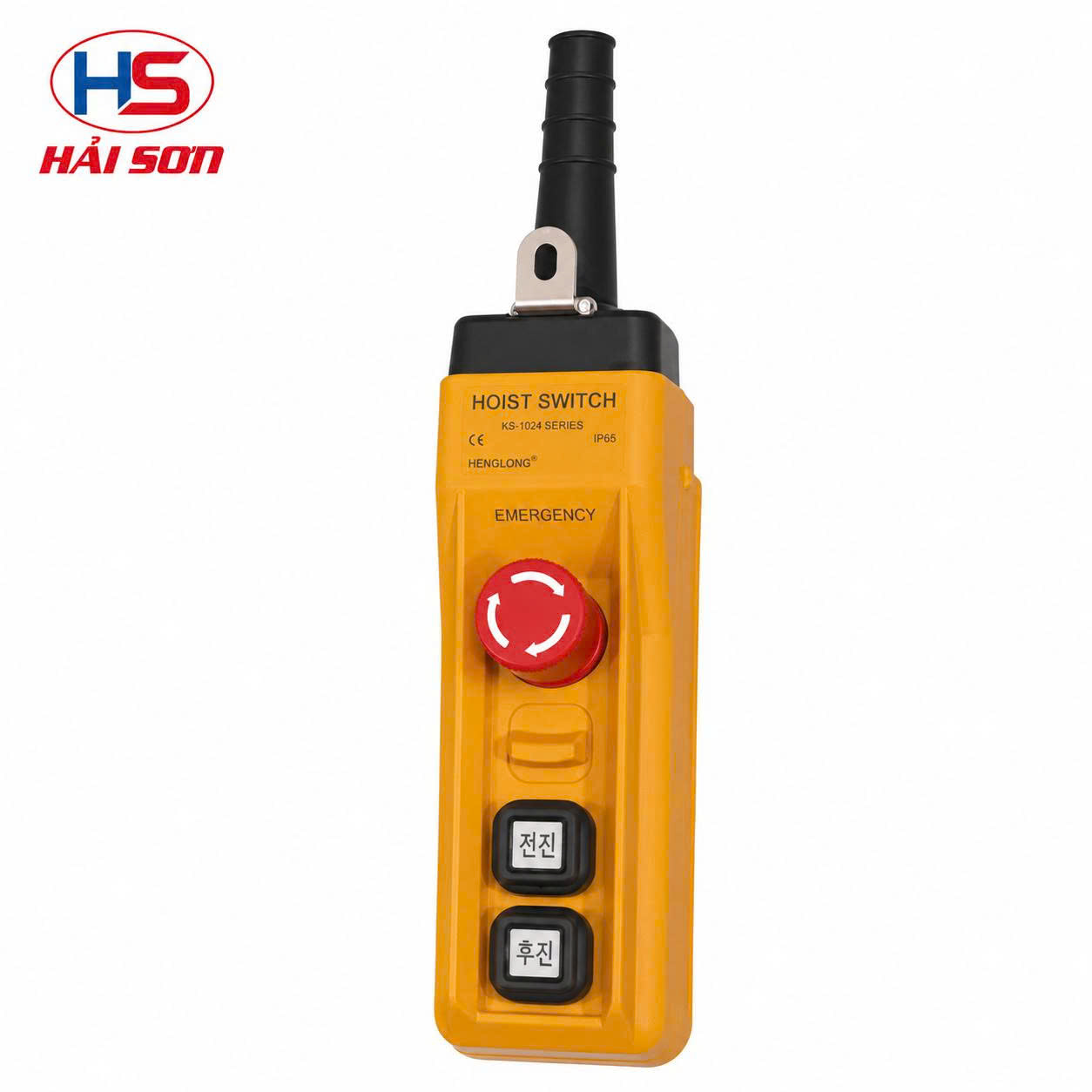 Tay bấm điều khiển cẩu trục 2 nút HY-PA02B Hanyoung