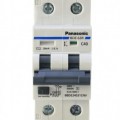 Aptomat RCBO 2RCBO Panasonic 2P 40A 30mA 6kA 240VAC BBDE24031CNV