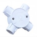 Hộp nối tròn 4 ngã 20mm NPA68201