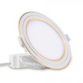 LED Panel PT05 110-9W / 3chế độ, viền vàng
