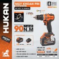 Máy khoan cầm tay HUKAN model G1-M88PRO, pin 21V, 950W