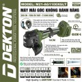 Máy mài DEKTON dùng pin M21-AG1100XGLT