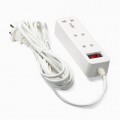 Ổ cắm điện kéo dài OC05 2m 3 ổ cắm 10A Rạng Đông