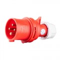 Phích cắm loại di động có kẹp giữ dây 4 cực, 16A, IP44 mã MPN-014