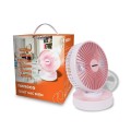 Quạt sạc điện mini Nanoco model NRF6215 (trắng, hồng)
