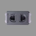WEV1081MYH Ổ cắm đơn có màn che, cắm nhanh (Màu Xám Ánh Kim) v*